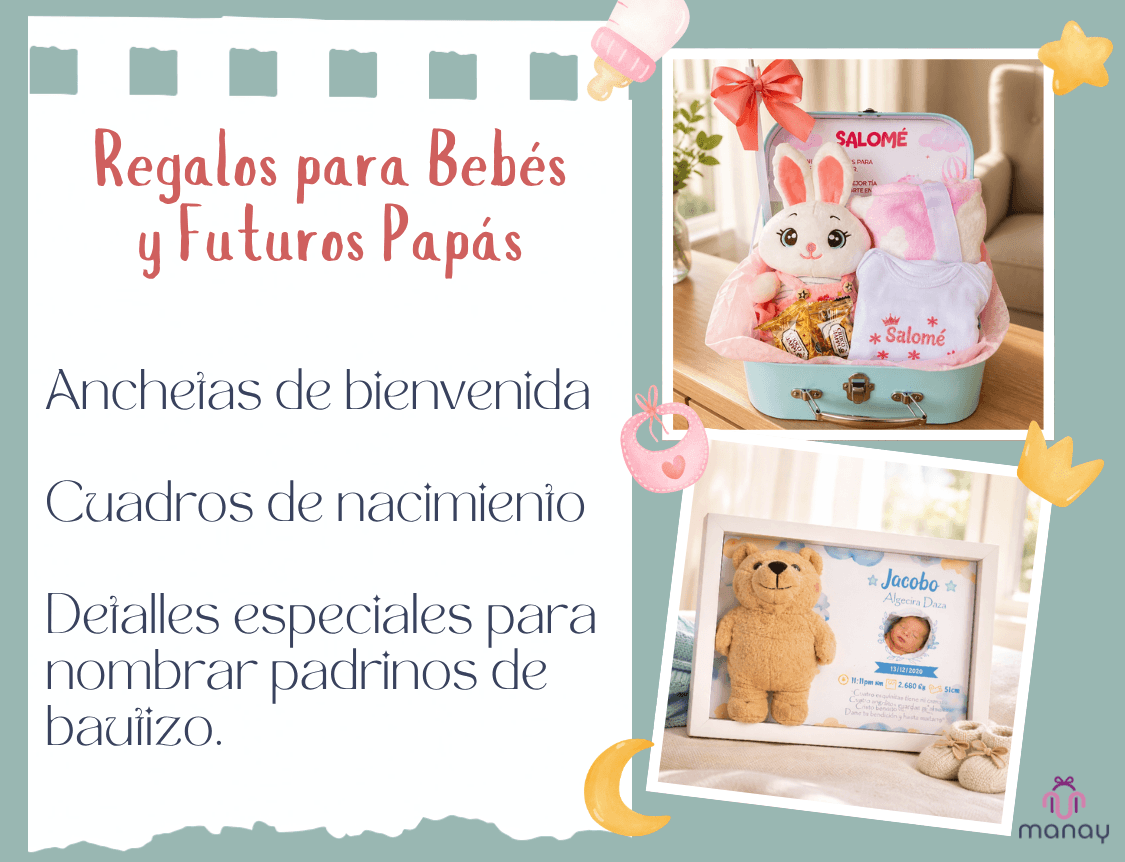Regalos sopresa para bebes o baby shower